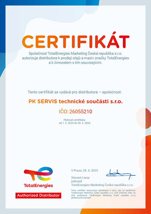 Certifikt TOTAL 2021